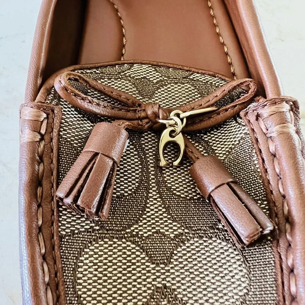 Coach khaki saddle